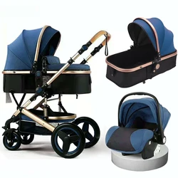 High Quality Reversible 3 In 1 Baby Trolley, Toddler Reversible 3 In 1 Baby Stroller Pram/