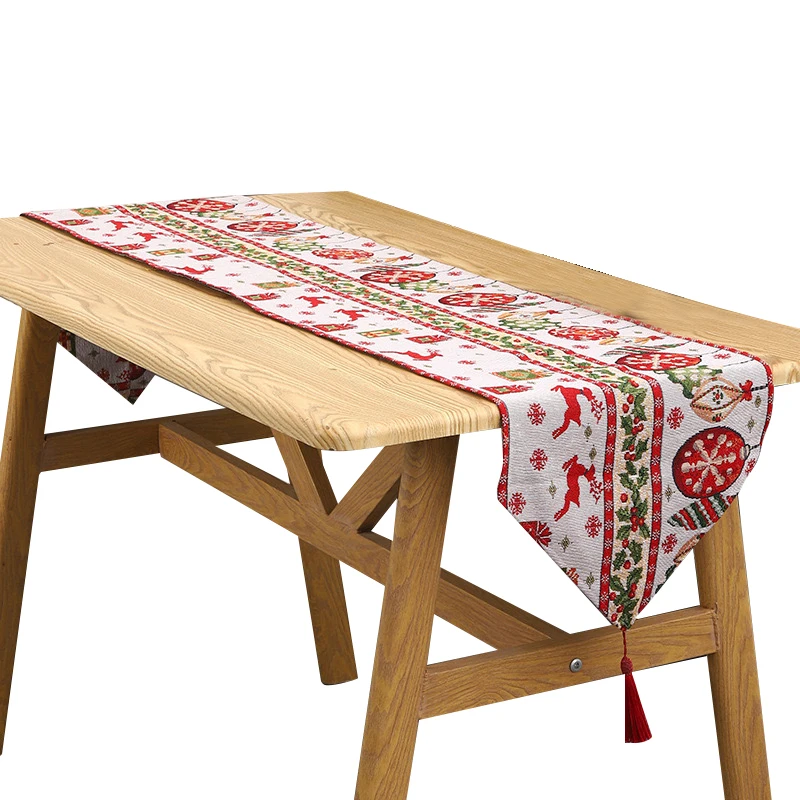 New European Style Fashionable Dinner Table Flag Double-sided Long Tablecloth Hotel Home Banquet Decorative Table Cloth