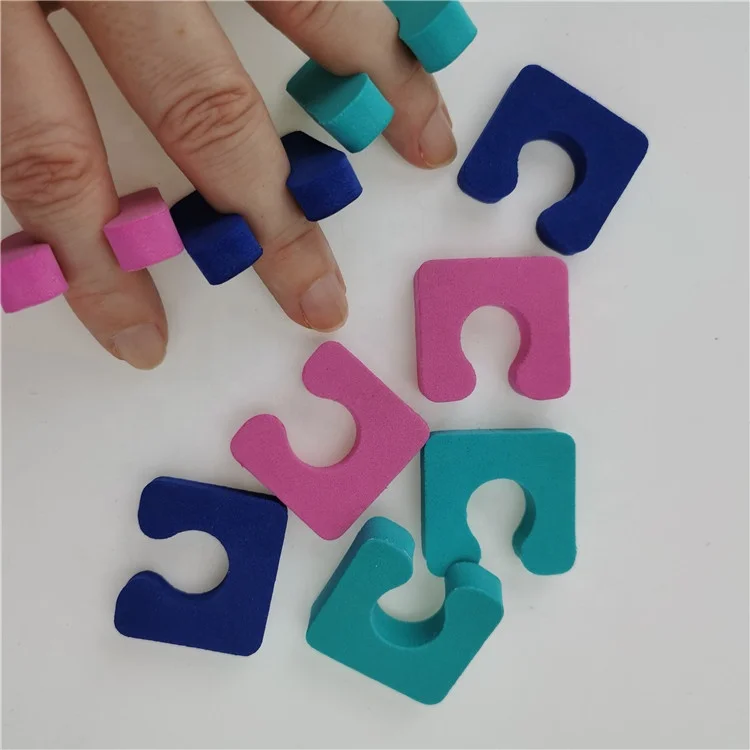 Factory Direct Sales Eva Toe Separators Eva Pedicure Gel Toe Separator For Nail Polish Each Finger Separate