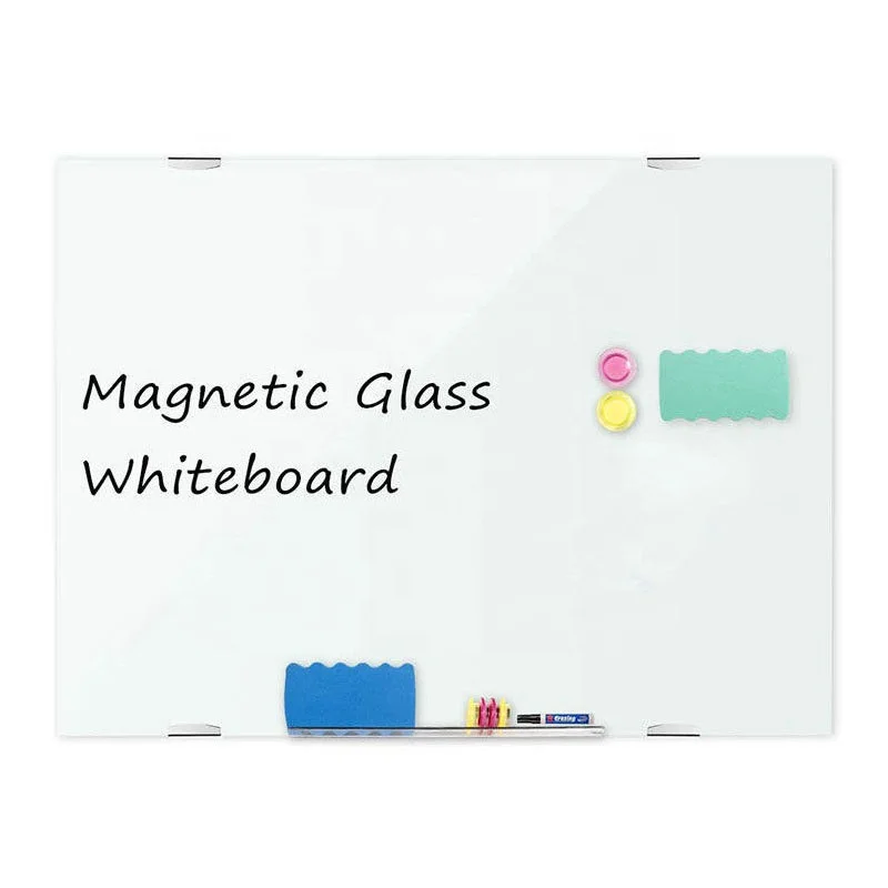 
No Folded and Whiteboard Type Magnetic glass notice board dry erase whiteboard 
