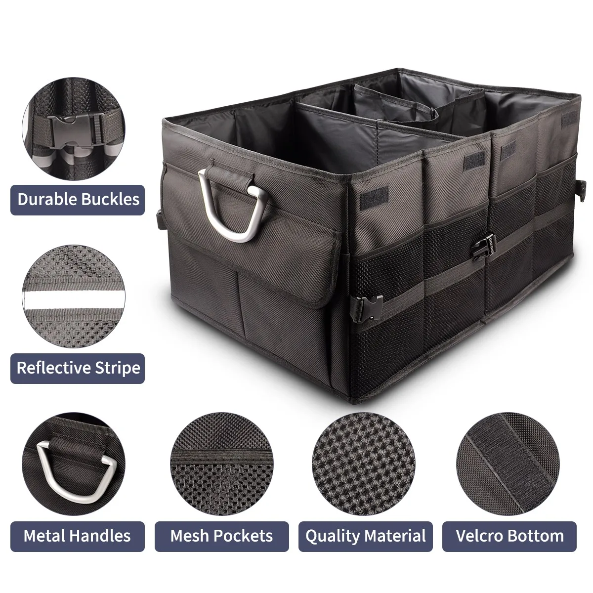 Factory Wholesale car trunk storage organizers car storage box trunk organizer