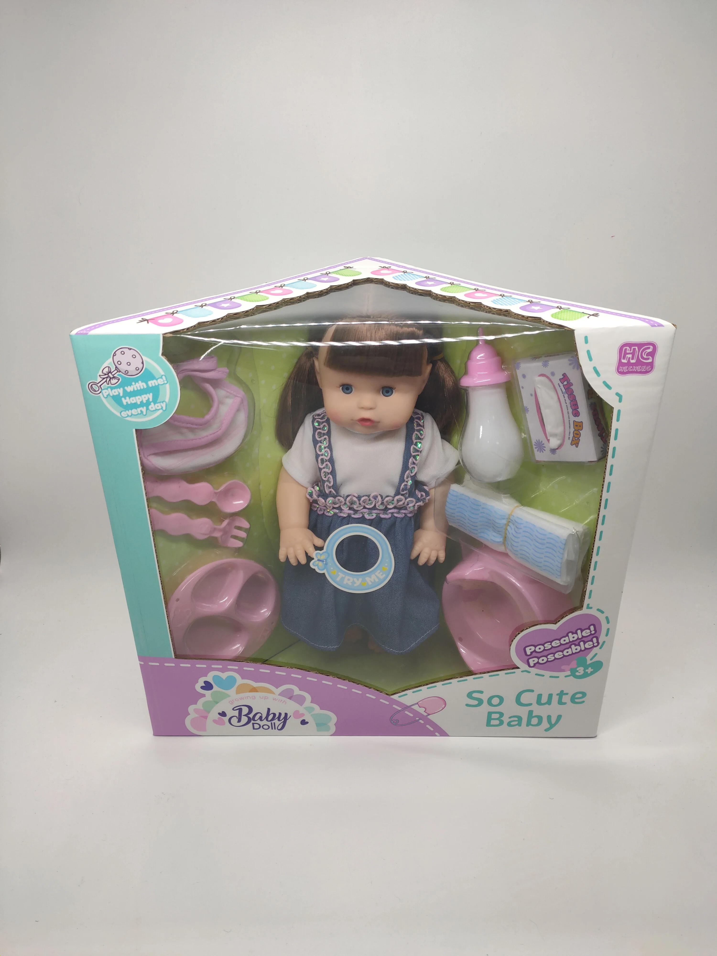 16 Inch Hot Selling Lifelike Reborn Baby Doll With Drink Water Pee Toys Doll Baby