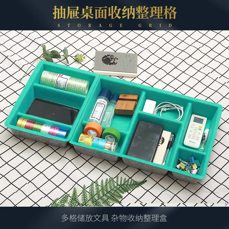 office home Stackable desk Drawer Organizer Tray set supplier Drawer Divider Inserts Storage Organiser