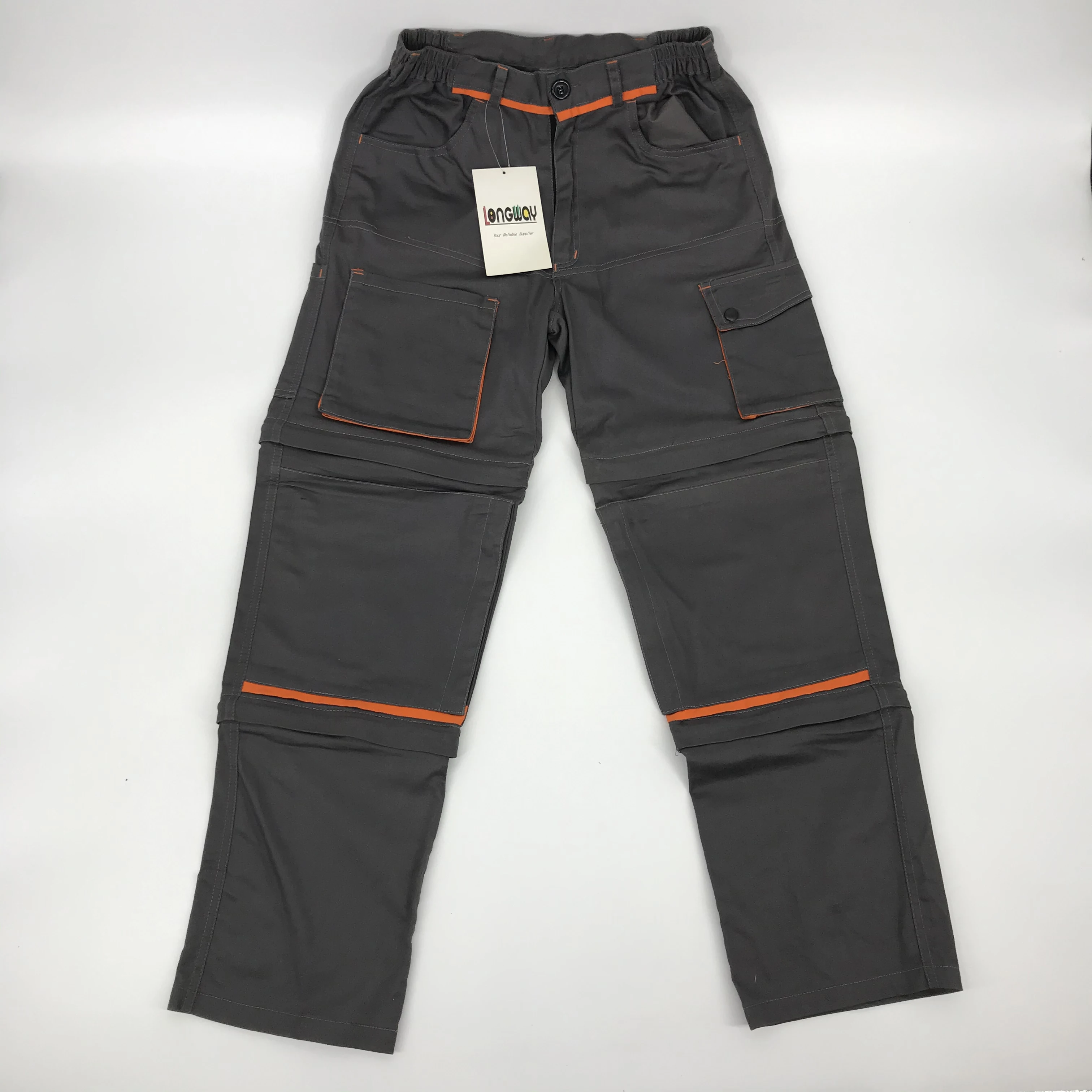 
OEM custom 100 cotton grey cargo pants men walmart working trousers breathable durable 