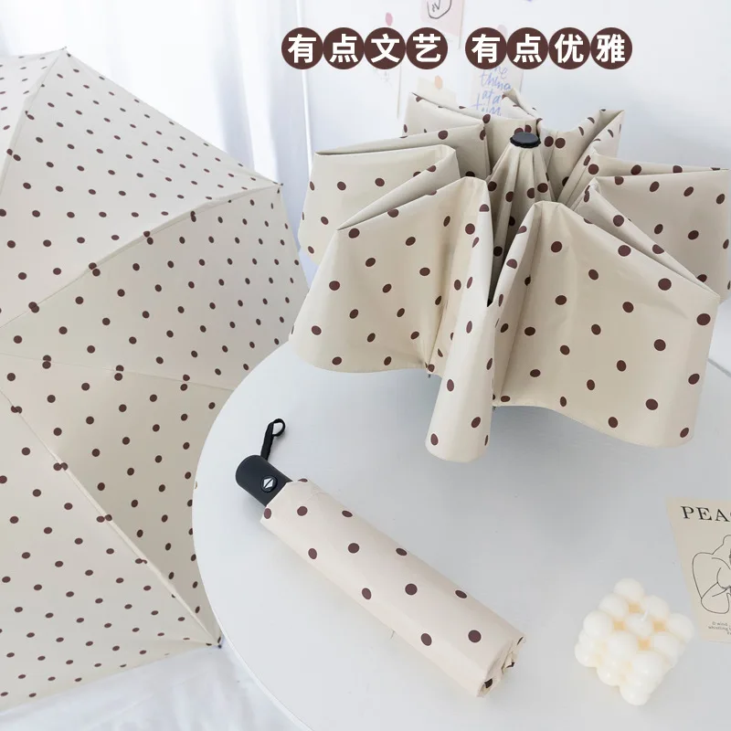 Wholesale promotional  3 folding uv automatic umbrella for rain windproof sun parasol umbrella Custom umbrella with logo prints