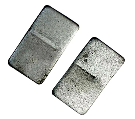 Railway components welded press plate for railway maintenance equipment