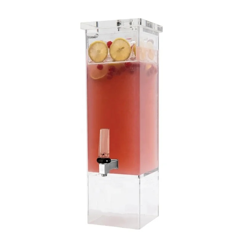 Wholesale Custom Large Plastic Juice Beverage Dispenser Clear Acrylic Drink Dispenser With Stand