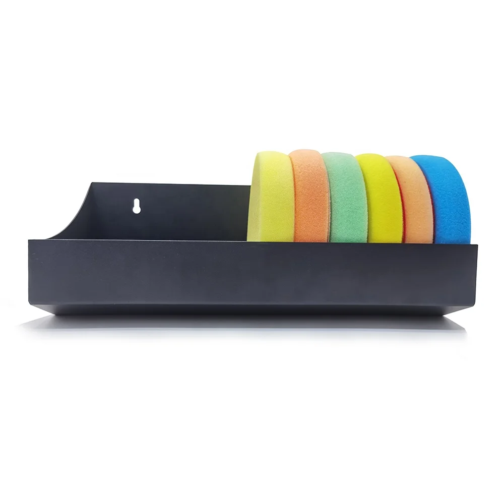 Shiner Auto Iron Sponge Pads Holder Dispenser Wall Mount Garage Accessory