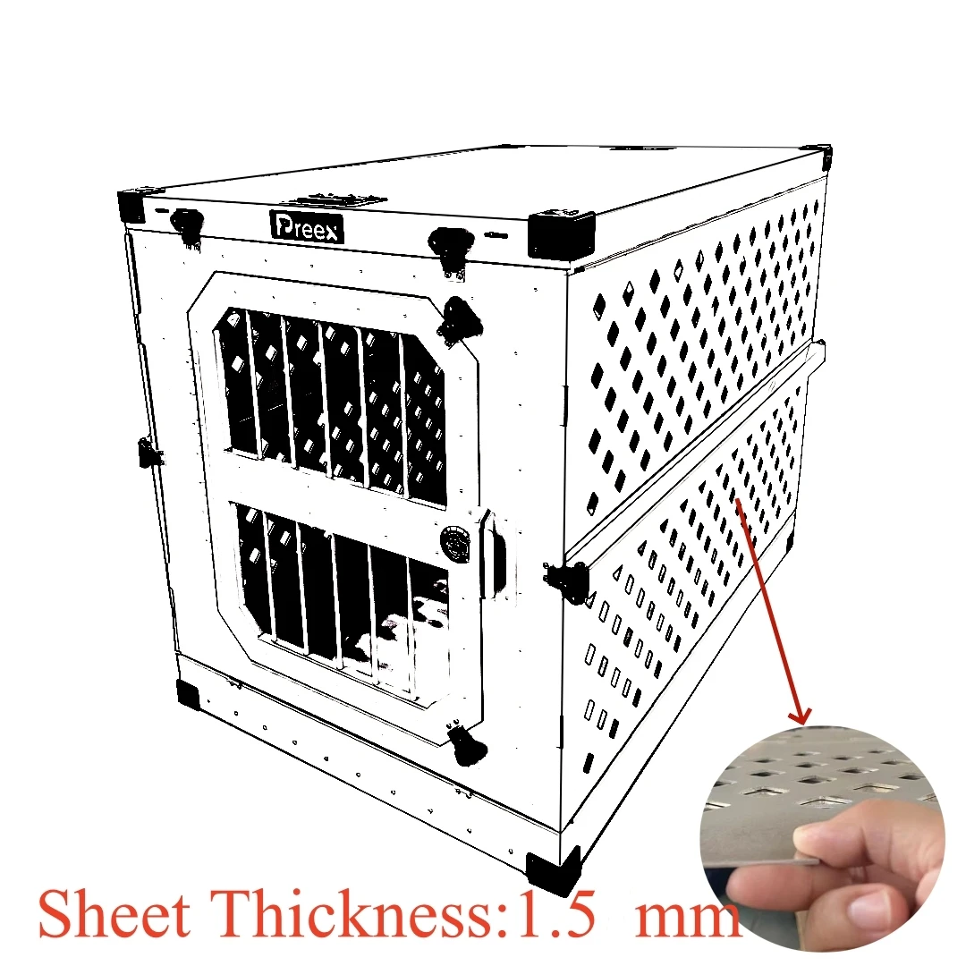 Animal Shelter Breeding Kennel Dog Run Walk-in Kennel Shanghai Factory Crates for Large Dogs