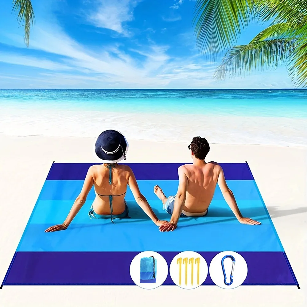 Best Selling Camping Beach Sand proof Beach Blanket Logo Customized