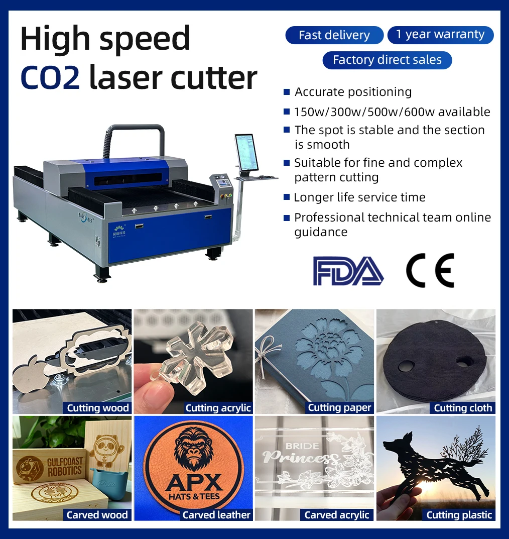 1325 150w 300w 600w 20mm-30mm MDF plywood laser cutter maquina laser co2