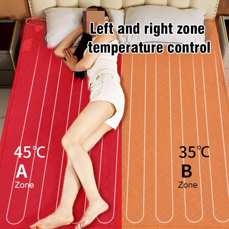 220/110V Electric Mattress Pad  Winter Thicker Heater Heated Body Warmer Thermostat Electric Heating Blanket