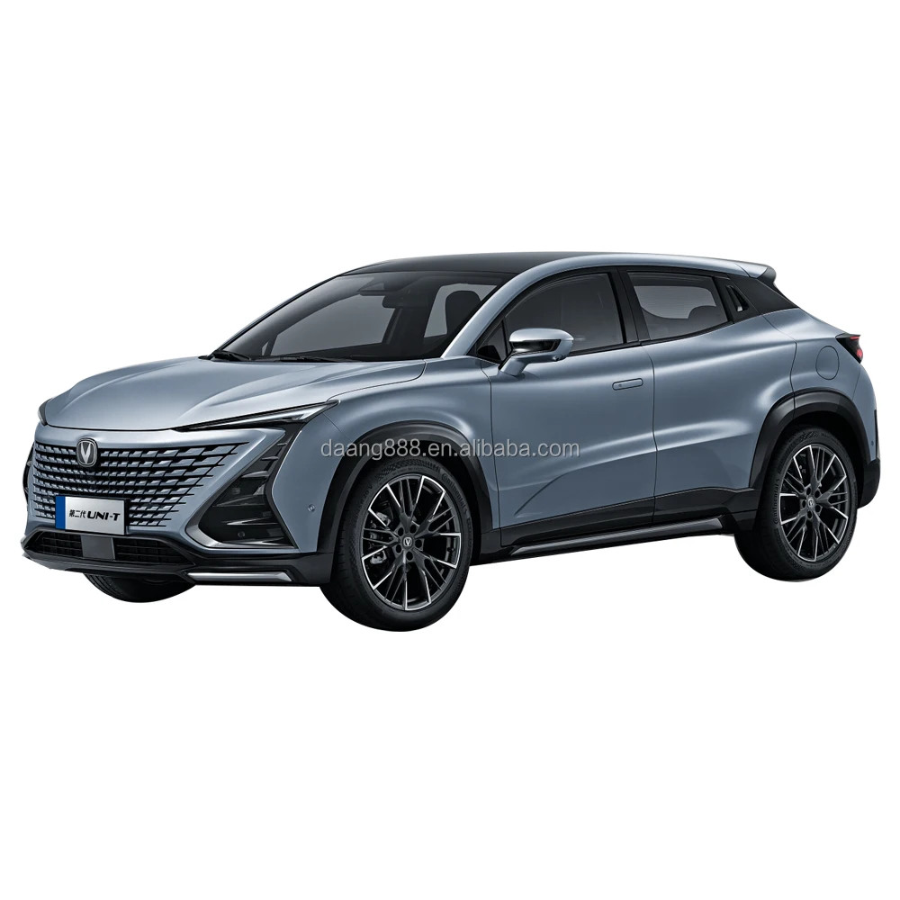 Chinese gasoline LHD vehicle Changan UNI-T 1.5T turbocharger compact automatic SUV new car with panoramic sunroof and image