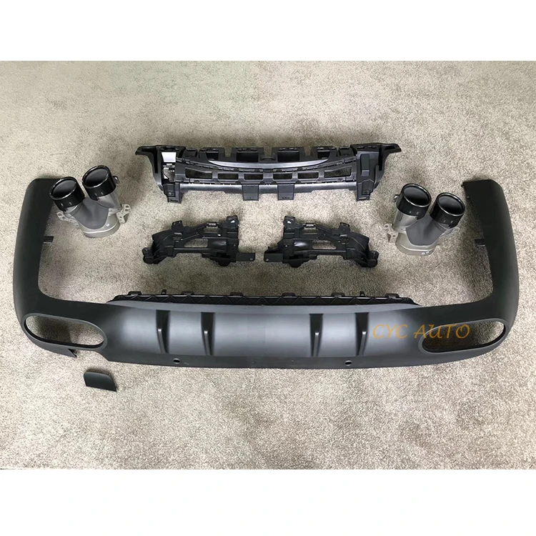 CLS53 AMG style car parts rear bumper diffuser for Mercedes Benz CLS CLASS W257 4-door Coupe C257 2018 2019 2020 2021+