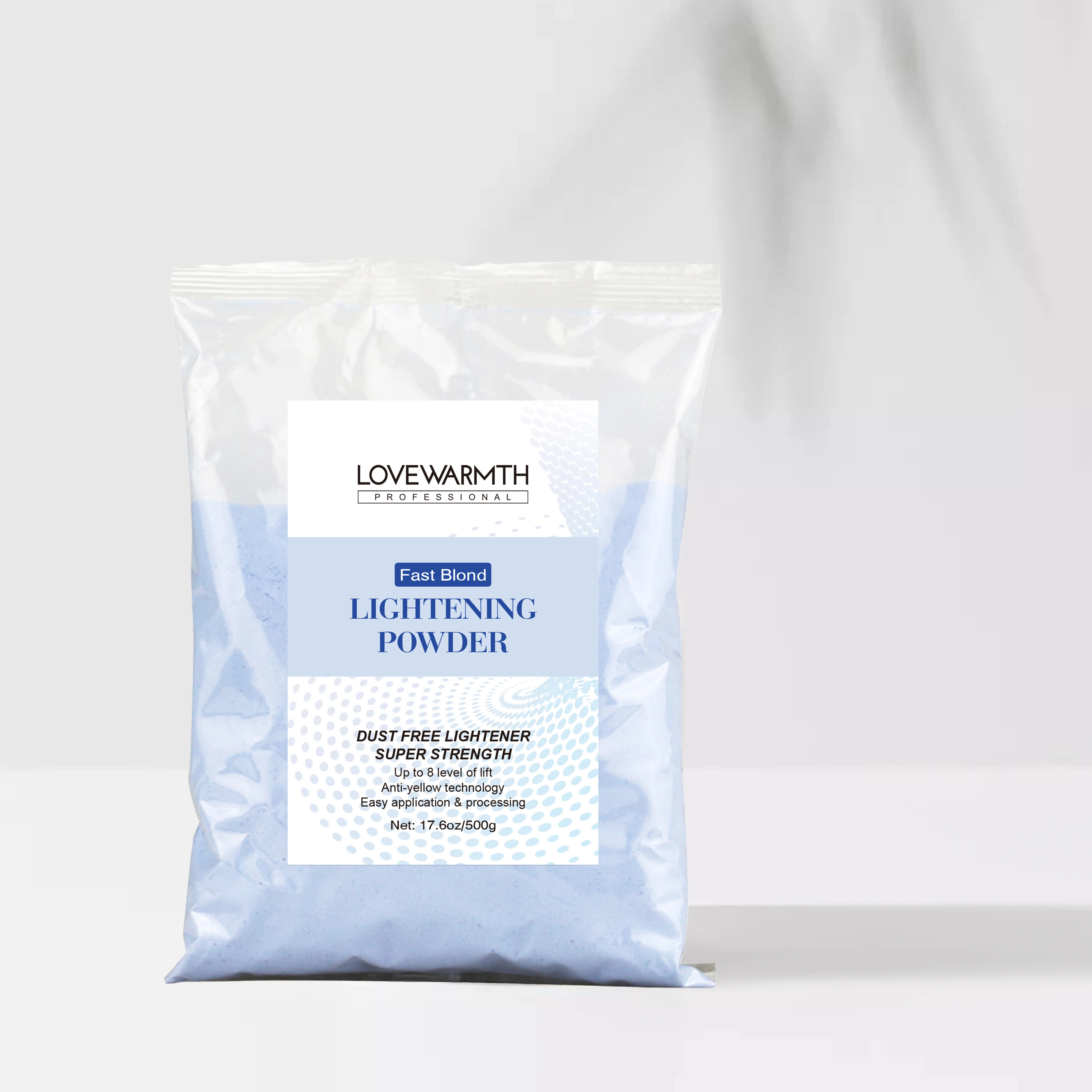 High quality permanent hair dye color peroxide cream hair bleaching powder with black / blue / white color