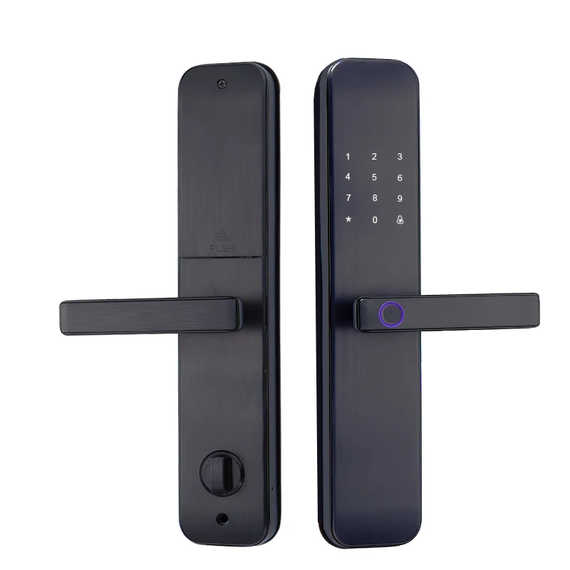 multi-fuctional Home Electric Tuya  APP Smart Lock,FCC certificate Digital Biometric Fingerprint Passcode Door Lock