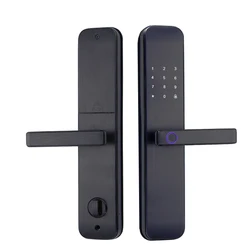 multi-fuctional Home Electric Tuya  APP Smart Lock,FCC certificate Digital Biometric Fingerprint Passcode Door Lock