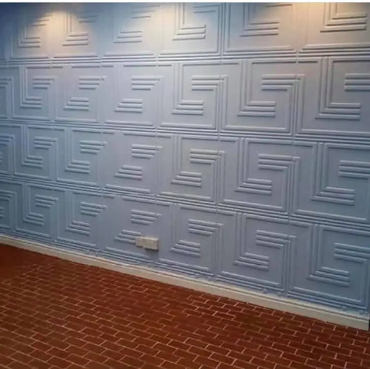 PVC Ceiling Plastic Panels Walls 3D