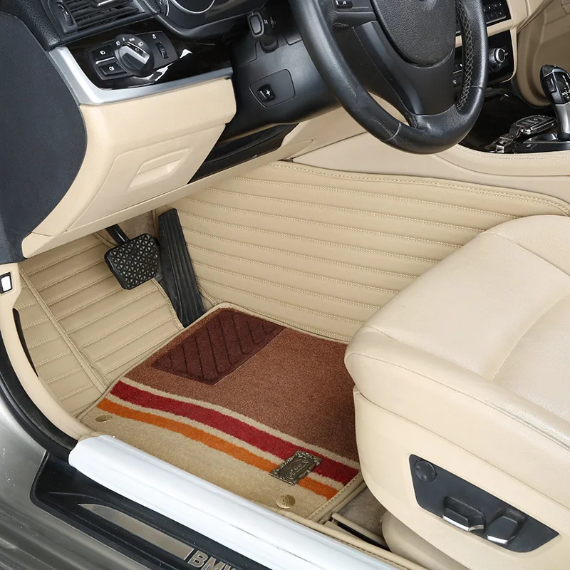 Car Accessories Newest 3D Floor Mats Liner Set Durable Odorless Floor Carpet Liner