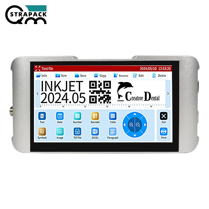 QMSTRAPACK Online Inkjet printer qr code pakistan Turkey Singapore Russia Korea United Arab Emirates South Africa