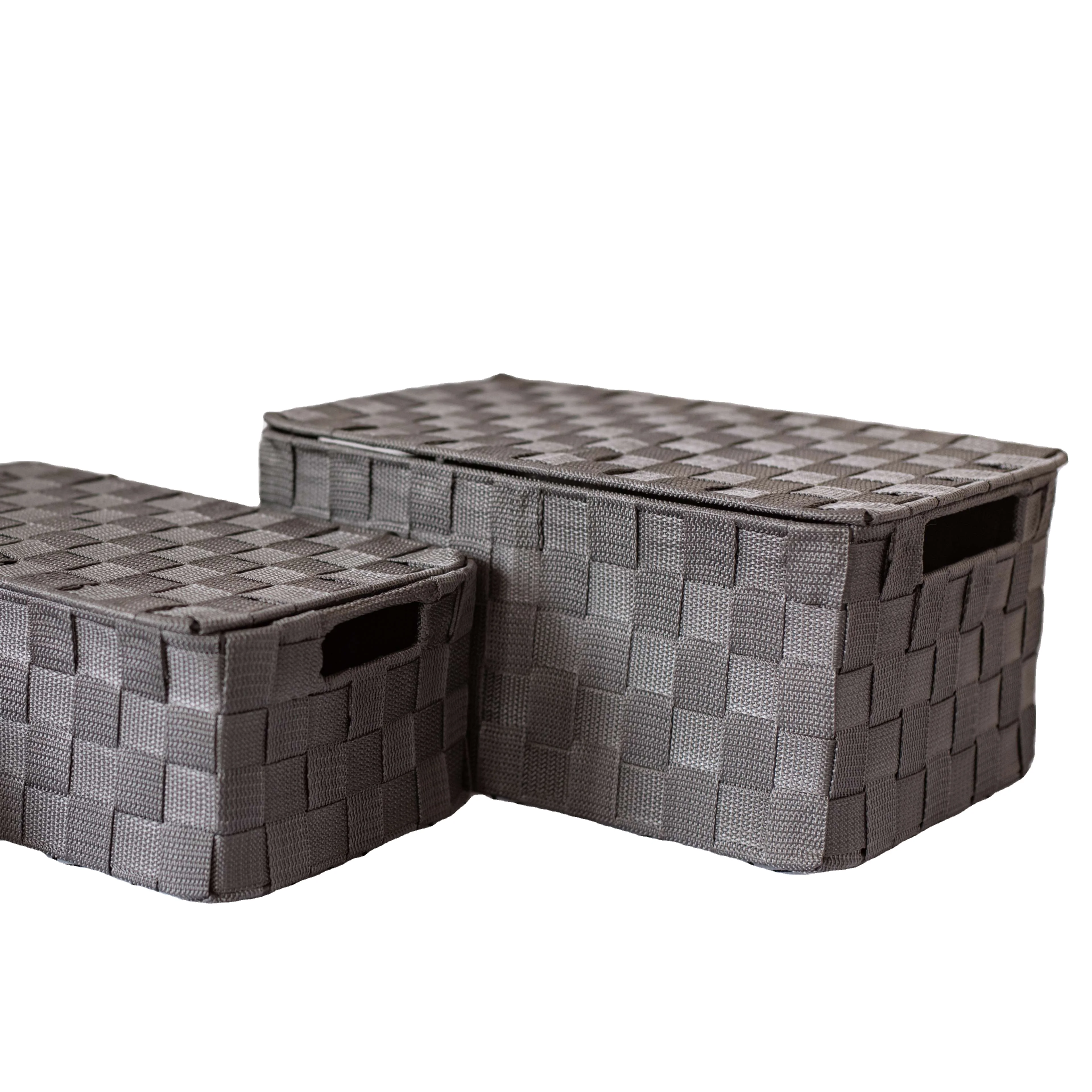 Тканевая корзина с ручкой