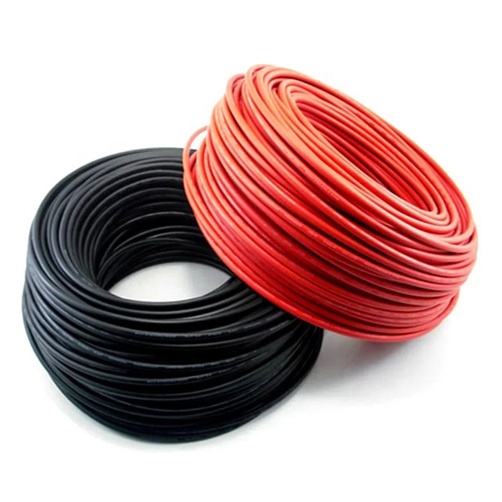 2.5mm 4mm 6mm 8mm 10mm 16mm 25mm 35mm Tinned copper conductor Crosslinked polyethylene xlpe photovoltaic solar dc cable