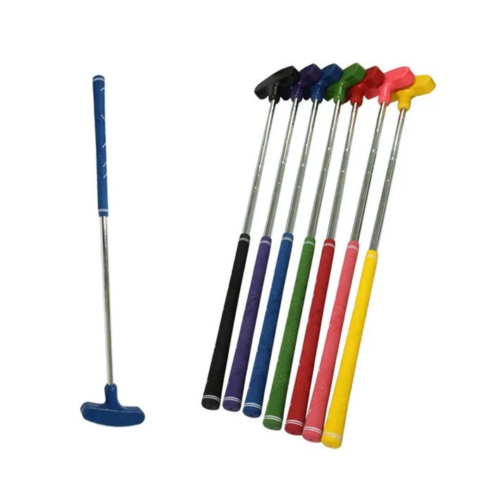 Golf putting practice club for Adult kids Double hitting sides assembleable Golf putter