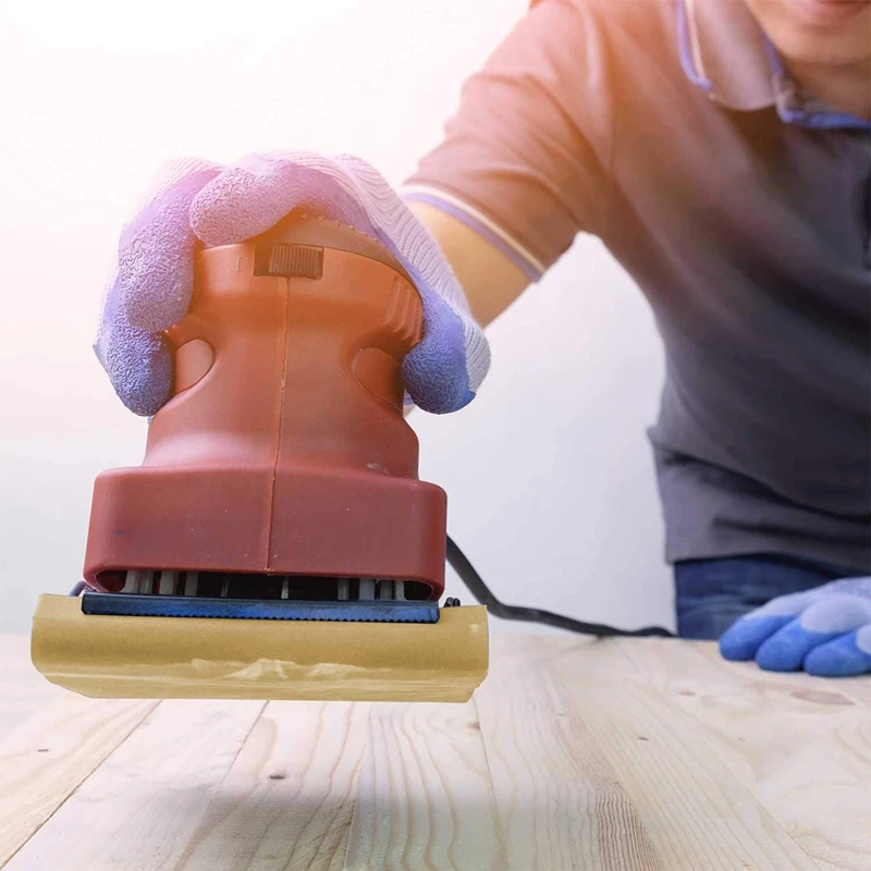 Sandpaper Holder ABS Handle with Plastic Turn-lock Clasp Black EVA Sanding Block Base Board Hand Sander