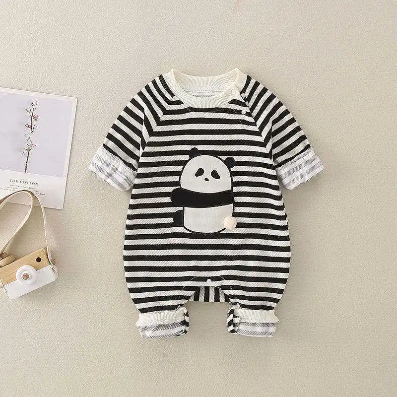 Cotton Newborn Infant Boys Girls Bodysuit Clothes Sets Baby Rompers