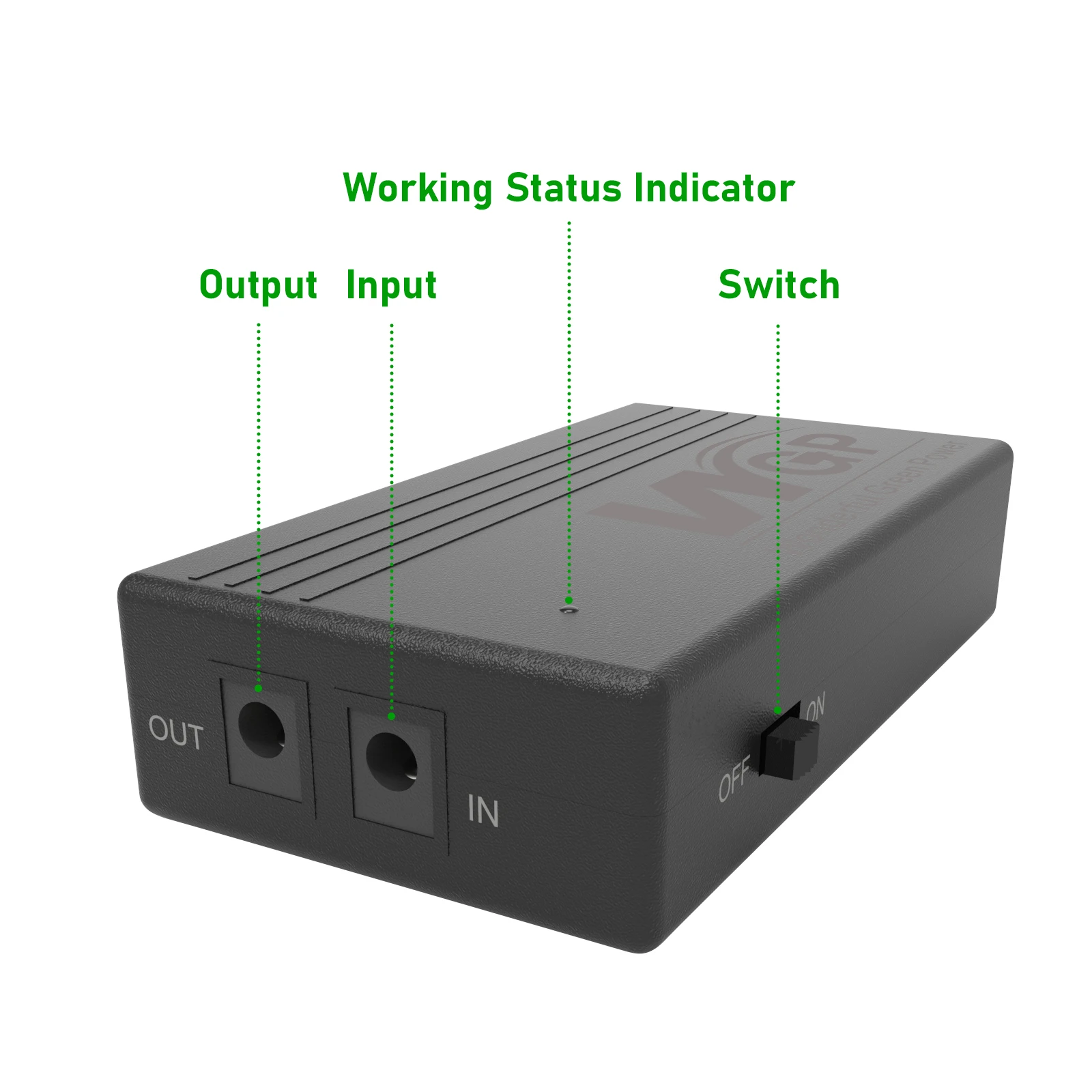 WGP mini dc ups 12v 2a Mini UPS wifi маршрутизатор монитор для маршрутизатора