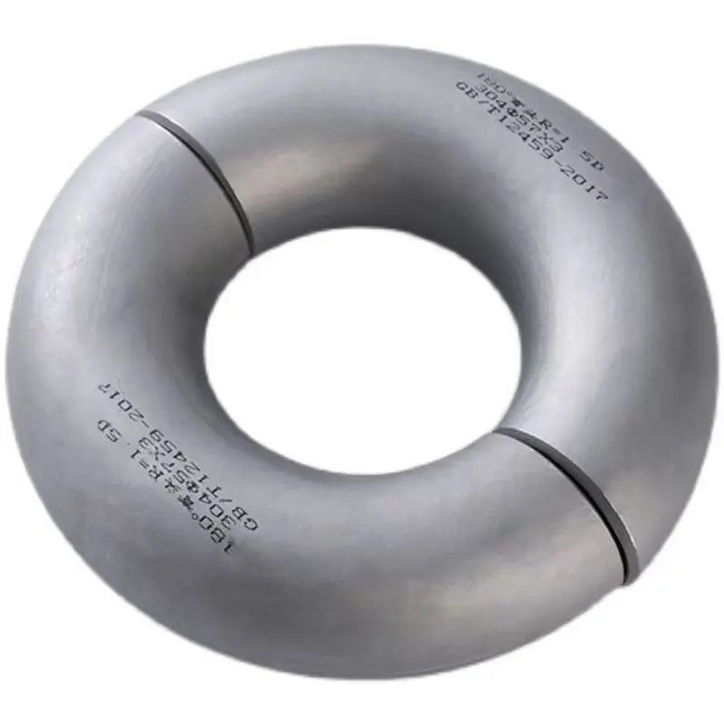 ASME B16.9 ASTM A234WPB локти из углеродистой стали 3 дюйма 80 # сварные бесшовные трубы локоть 180 градусов LR 1D SR Черный трубный фитинг