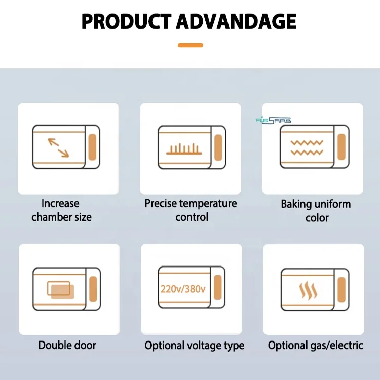 Promotional OEM Low Price Commercial Industrial Big 3 Deck 9 Trays Gas Electric Cake Pizza Toaster Bread Bakery Baking Deck Oven