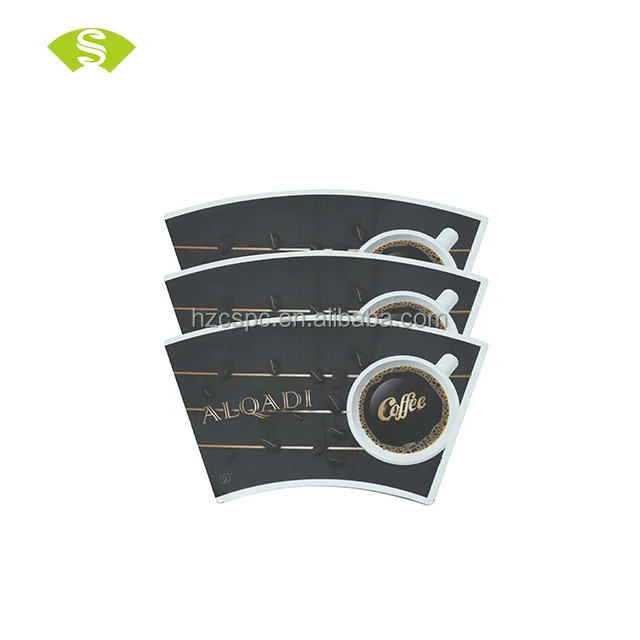 paper fan cup Waterproof offset printing with PE coated one side paper cup sheets