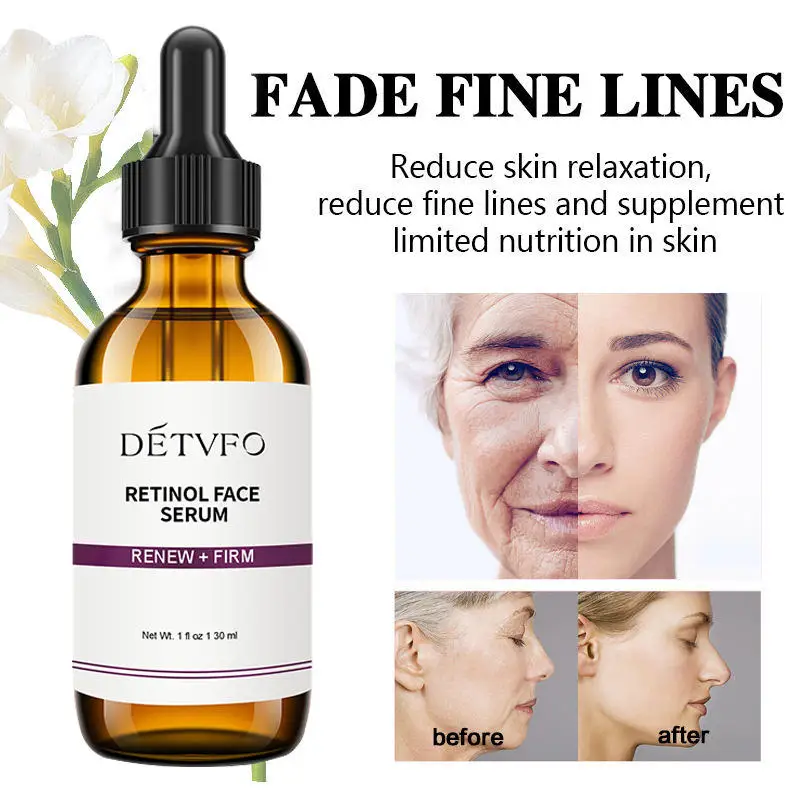 Oem Private Label Retinol Serum Facial Exfoliator Whitening Hot Breast Skin Care Serum The Original Products Ordinary