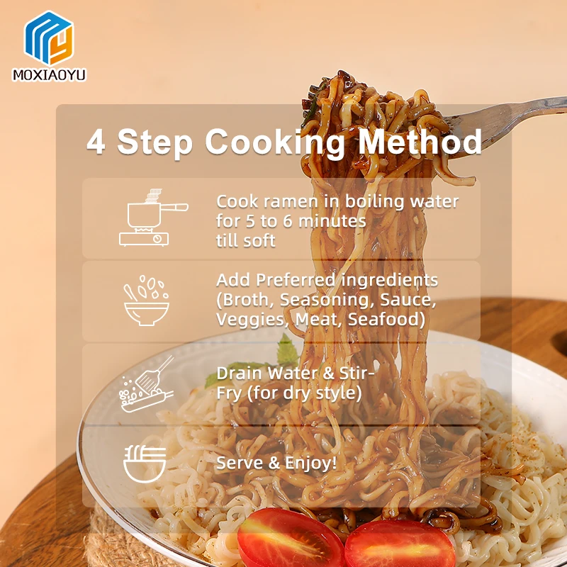 Factory Direct Organic Thailand Dry Hot Pot Noodles Vegetarin Pasta Fast Food Brown Rice Ramen