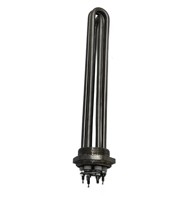 12v 48v 500w 2kw China Wholesale Solar DC Induction Electric Tubular Heater Instant Thermostat Flanged Immersion Water Heater