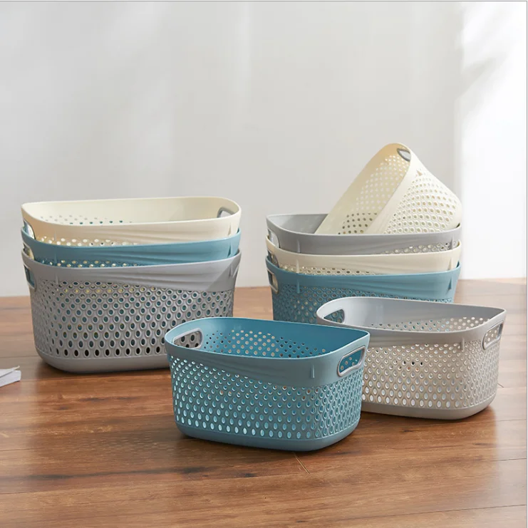 New hot sale hot sale plastic Material and home storage and decoration Use storage basket