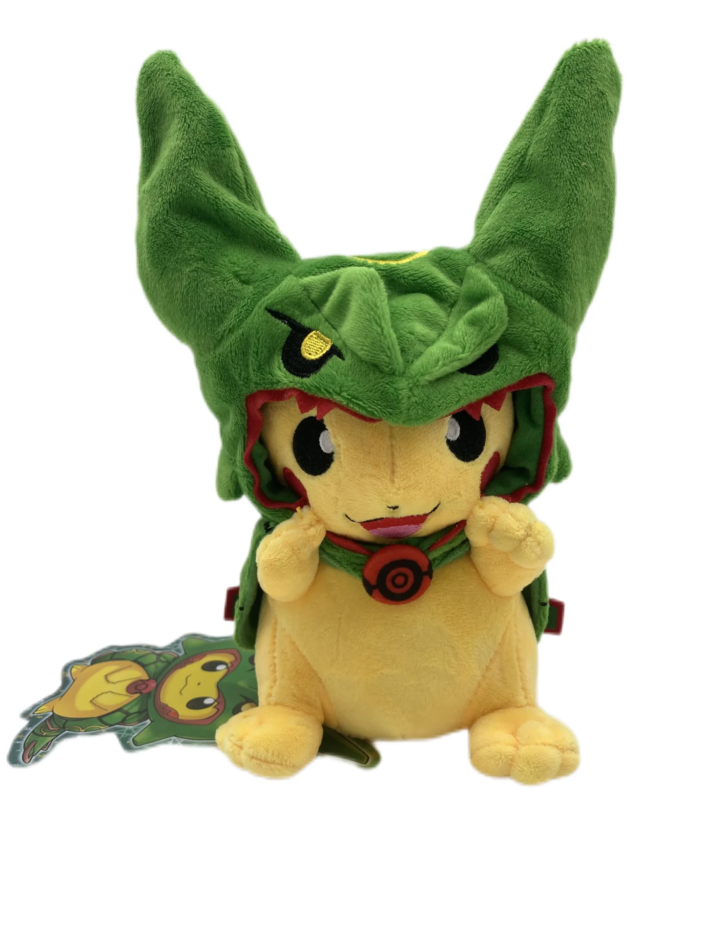 Новая черная зеленая Rayquaza Pikachu шляпа куртка плюшевая кукла