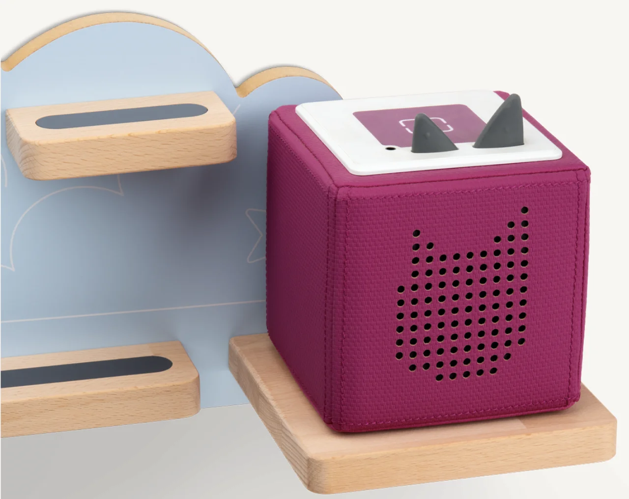 customized cloud Toniebox Starter Set Home Decorative Wall Mounted NEW wood Tonie Shelf in Cloud Design