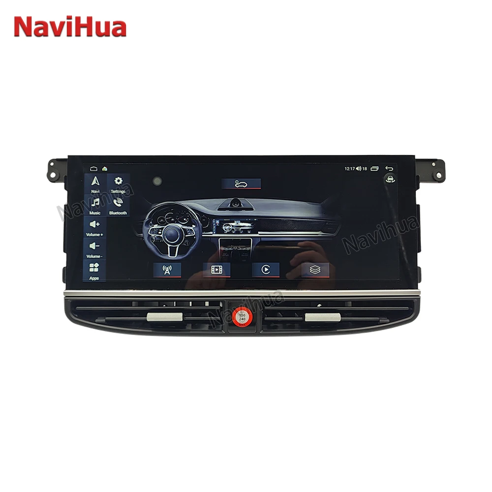 NaviHua 12 3 дюймов двойной экран новый дизайн для Porsche Panamera 2010 2016 Мультимедиа Android автомобильное радио авто Carplay навигация