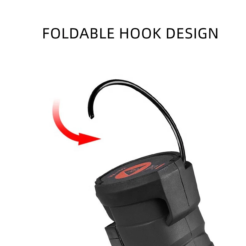 Фабрика готова к отправке высококачественный оптовый заряжаемый USB 360 без вращения Магнитный COB рабочий свет с верхним фонариком
