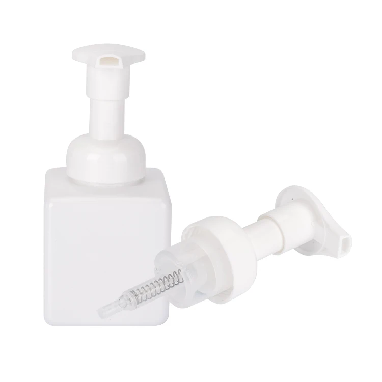 plastic dispenser square hand sanitizer foam pump bottle
