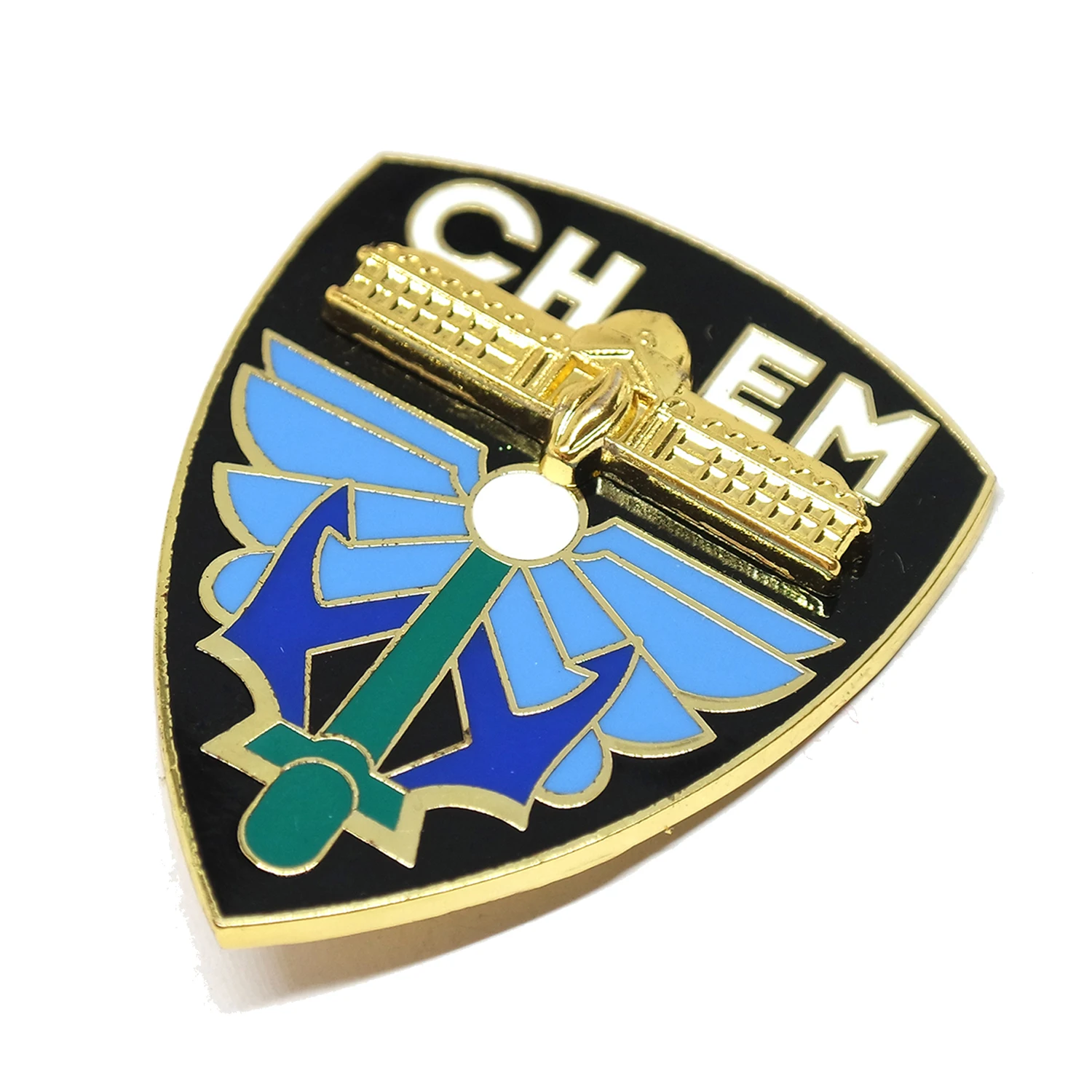 CY с прозрачным заводским изготовлением из цинкового сплава цветным покрытием антикварная никелевая латунь Soviet Union 3D черная металлическая сувенирная сумка Opp