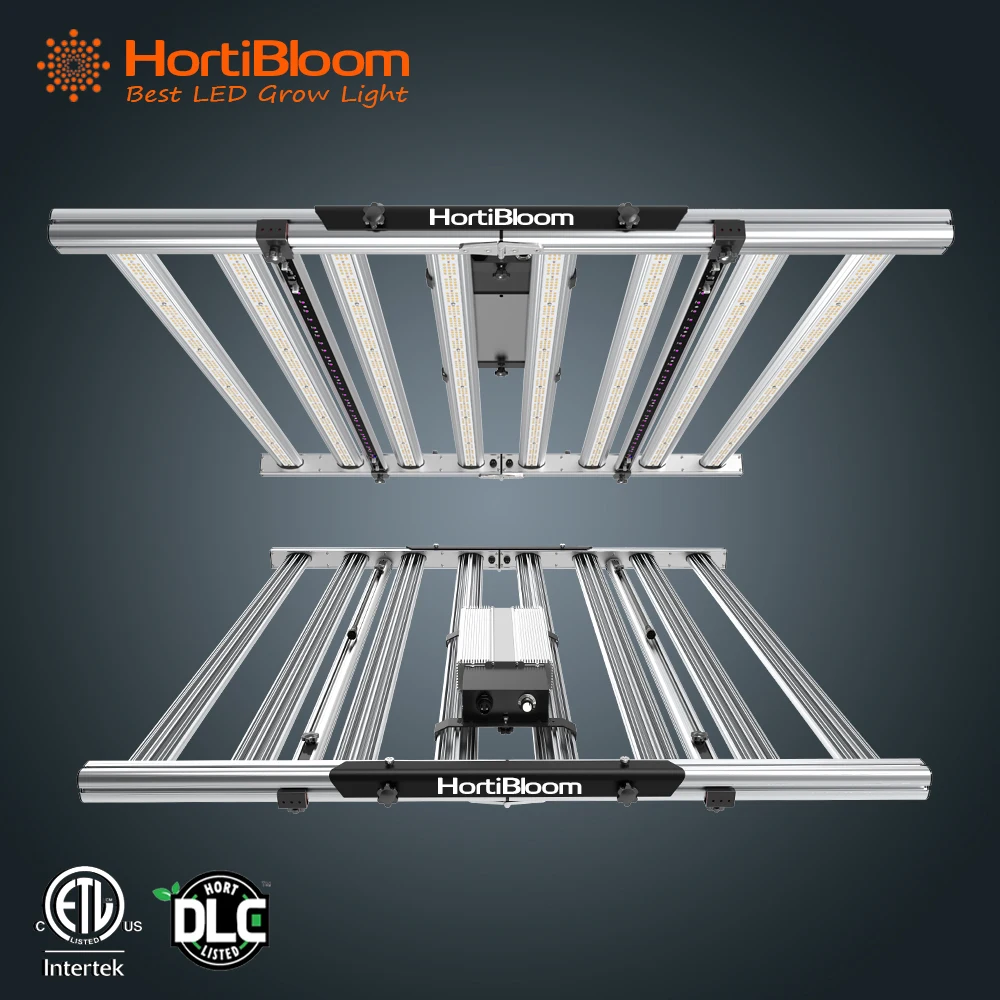 
2021 Best Seller HortiBloom 2.8 umol/J Mega Plus 650W Full Spectrum Horticultural LM301H LED Grow Light 