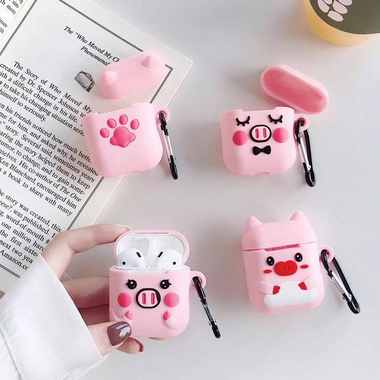 3D Cartoon For Airpods Wireless Charging Case For Airpod Case Strap For Airpod 1/2/pro Case Stitch