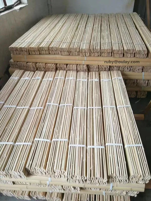 4~12cm  Customized Bamboo Cutting  Strips  Polishing Long Bamboo Slices Price Need Negotiate