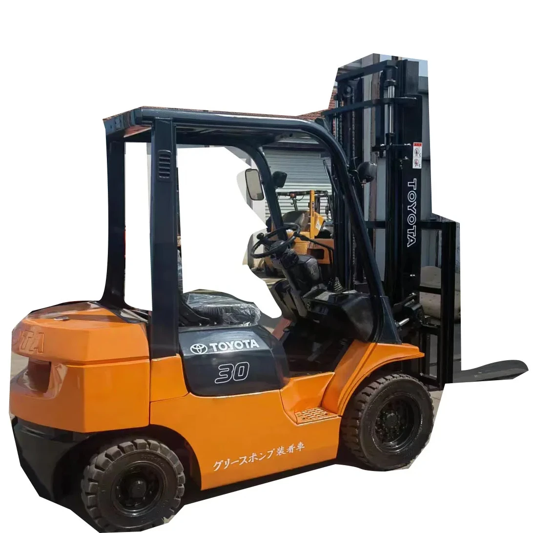 Used engineering machine original forklift Toyota 7F 3 ton made in Japan in good condition