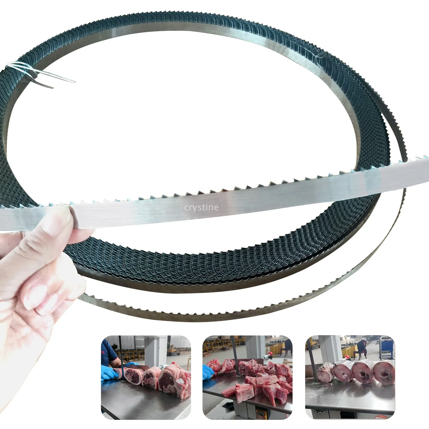 1980mm band saw blade bone meat beef fish cutting machine bandsaw  saw blade