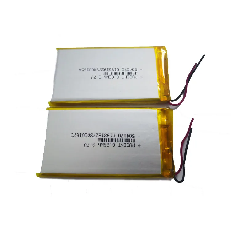 High quality China Shenzhen custom wholesale li ion battery 504070 1800 mah lipo battery