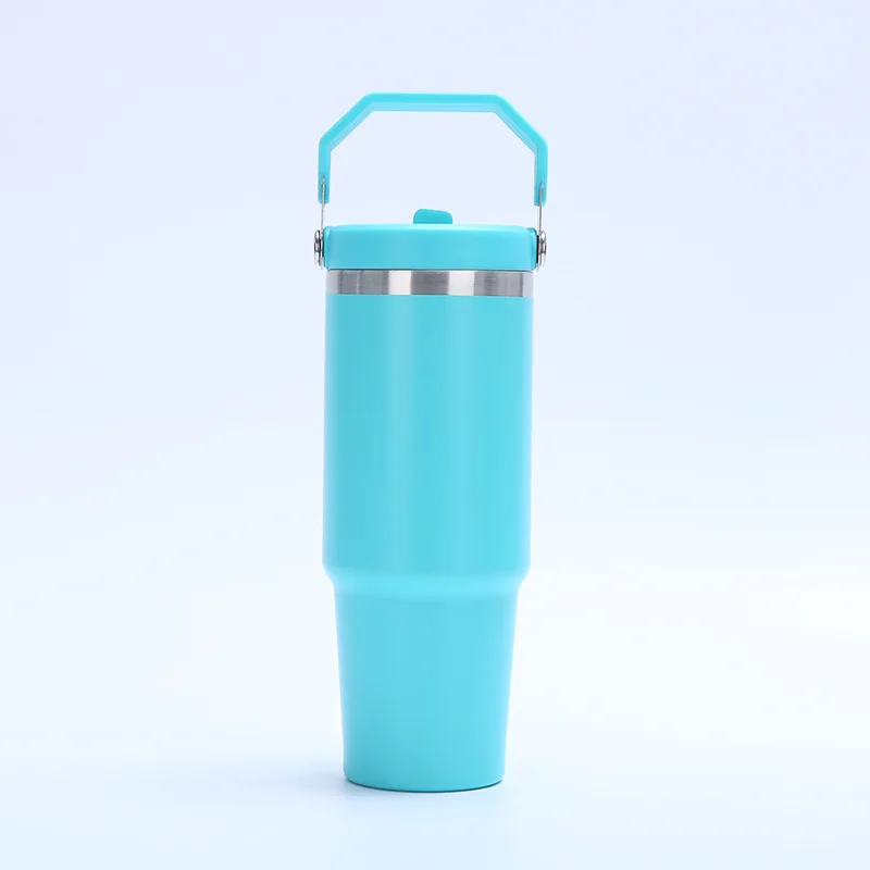 Double Walled Stainless Steel Vacuum Insulation Diamond Coffee Tumbler For Driving Camping Vacuum Travel Mug Cup